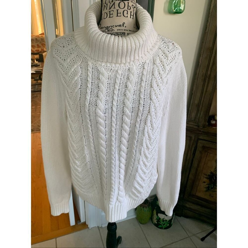 Lands’ End Drifter Turtle Neck Sweater